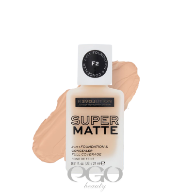 Տոնային կրեմ Super Matte 2in1